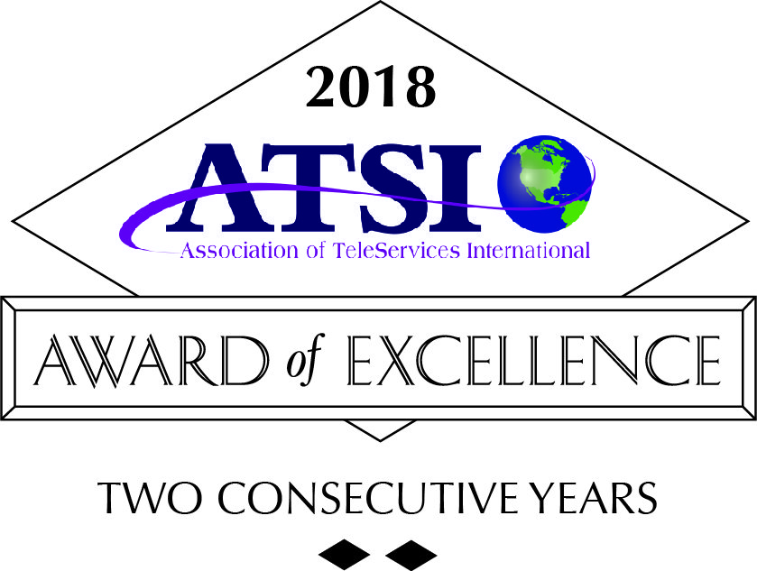 2018 ATSI award of excellence two consecutive years