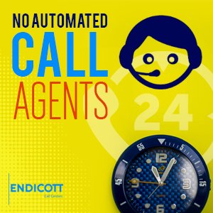 No Automated Call Agents 